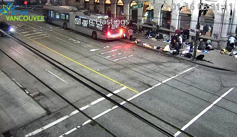 Main St & E Hastings St - East