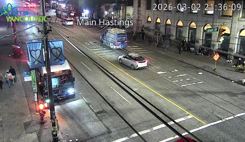 Main St & E Hastings St - East