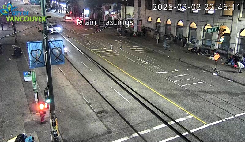 Main St & E Hastings St - East