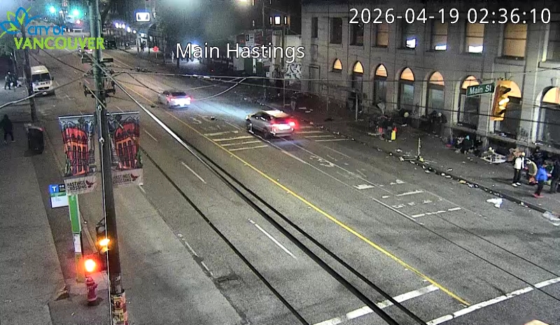 Main St & E Hastings St - East