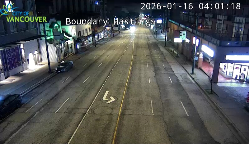 Boundary Rd & E Hastings St - West