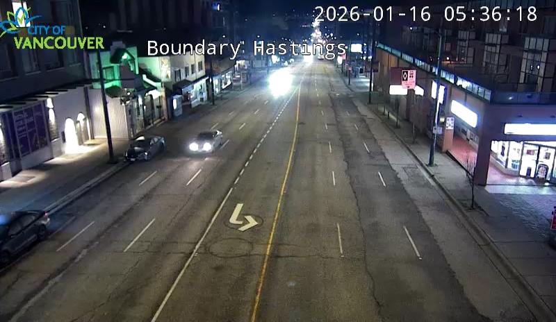 Boundary Rd & E Hastings St - West