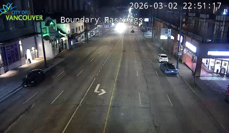 Boundary Rd & E Hastings St - West