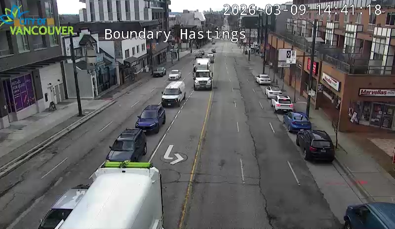 Boundary Rd & E Hastings St - West