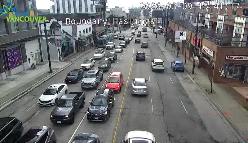 Boundary Rd & E Hastings St - West