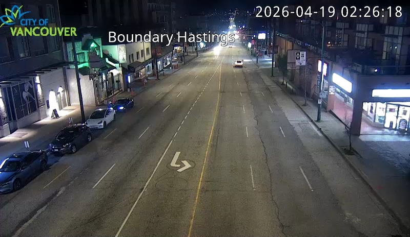 Boundary Rd & E Hastings St - West