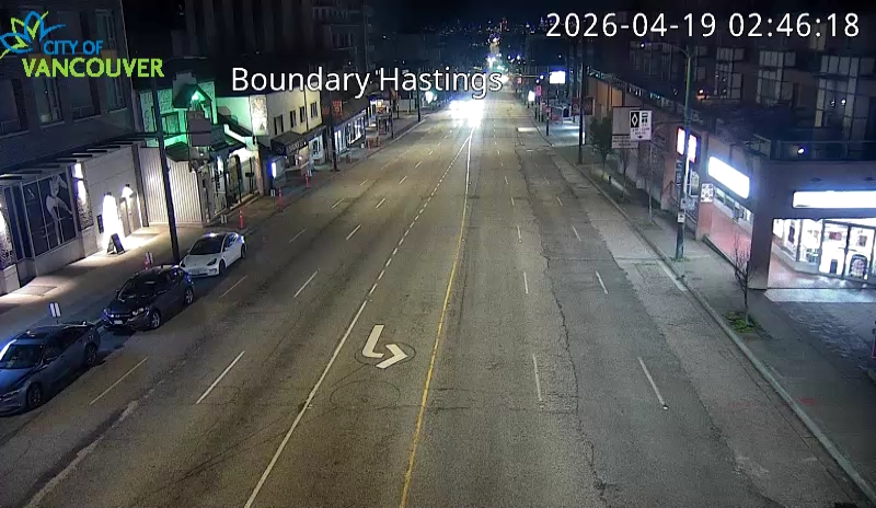 Boundary Rd & E Hastings St - West