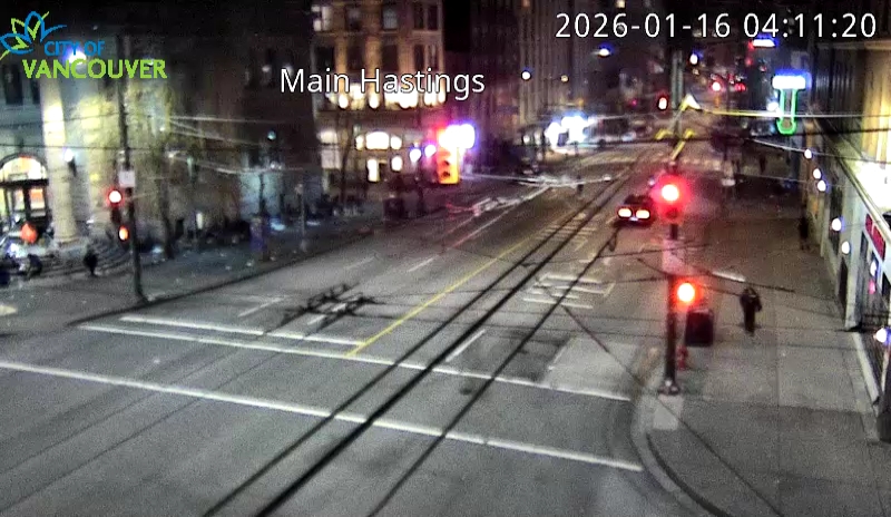 Main St & E Hastings St - West