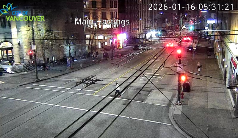 Main St & E Hastings St - West