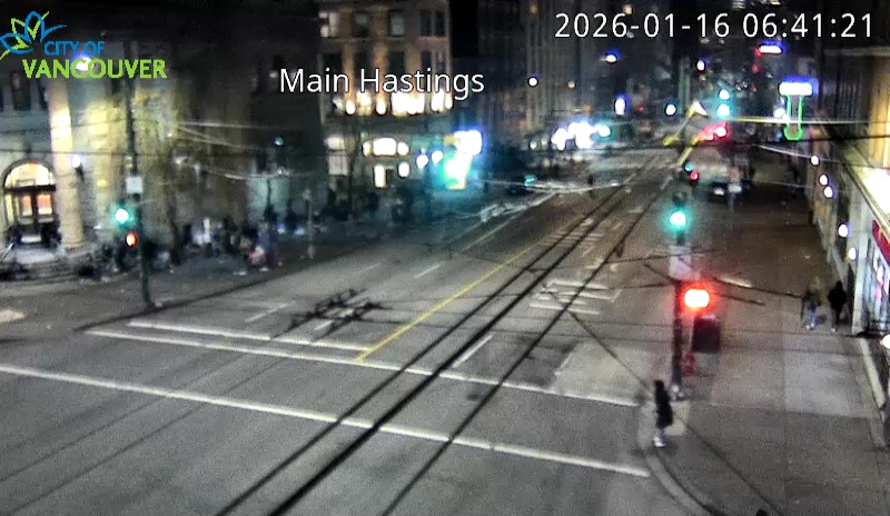 Main St & E Hastings St - West