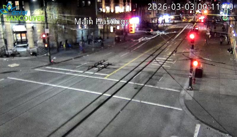 Main St & E Hastings St - West