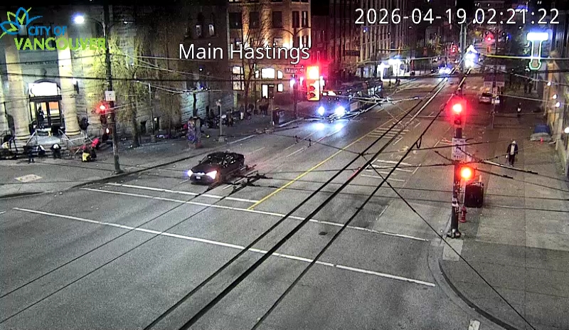 Main St & E Hastings St - West