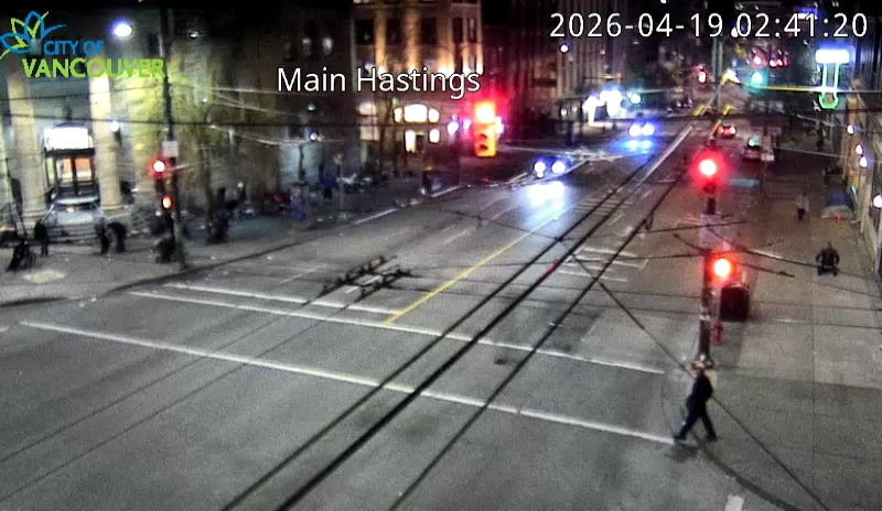 Main St & E Hastings St - West