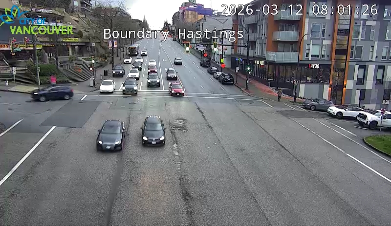 Boundary Rd & E Hastings St - East