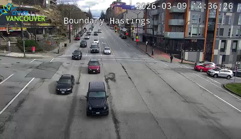 Boundary Rd & E Hastings St - East