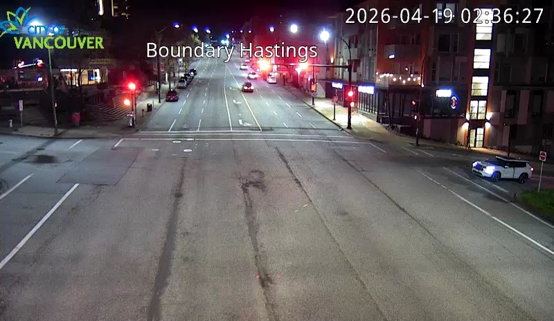 Boundary Rd & E Hastings St - East