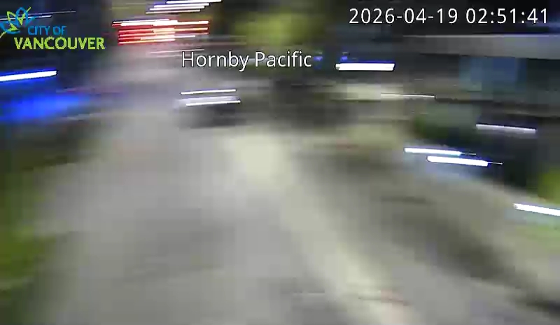 Hornby St and Pacific St - North