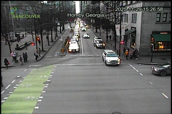 Hornby St & E Georgia St - South