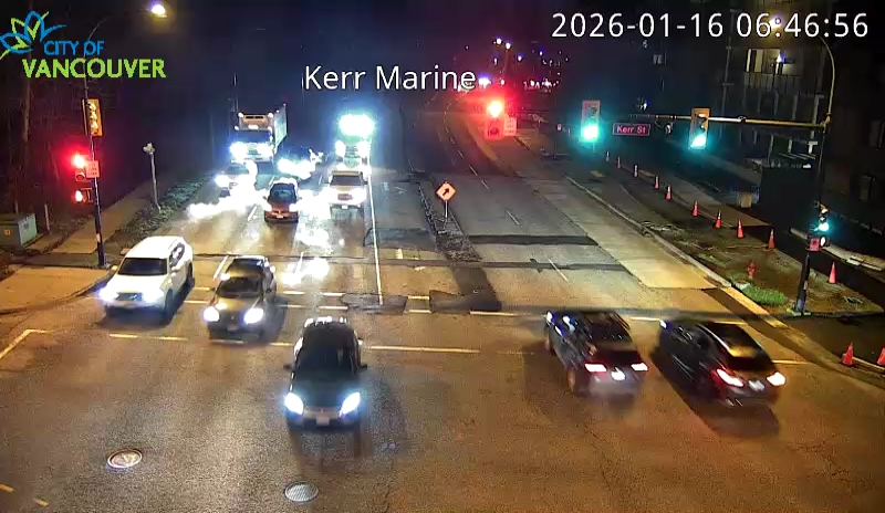 Kerr St & SE Marine Dr - East