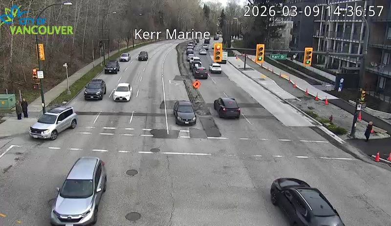 Kerr St & SE Marine Dr - East