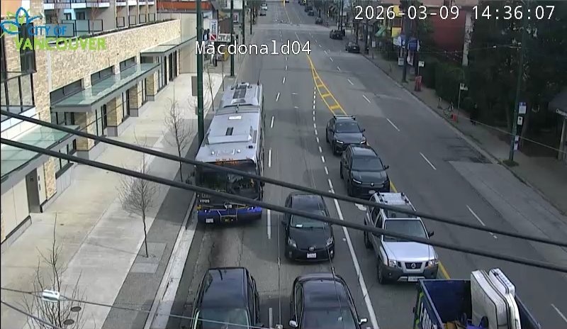 Macdonald St & W 4th Ave - East