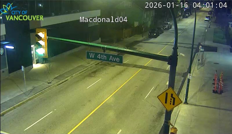 Macdonald St& W 4th Ave - North