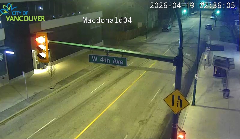 Macdonald St& W 4th Ave - North