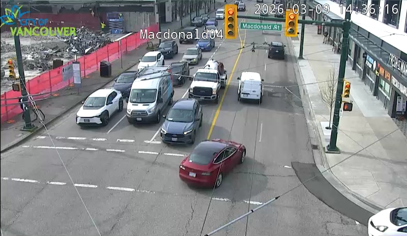 Macdonald St & W 4th Ave - West