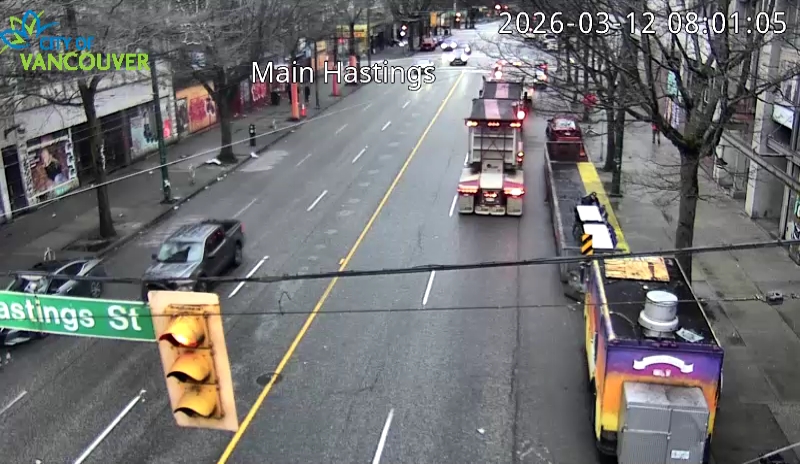 Main St & E Hastings St - North