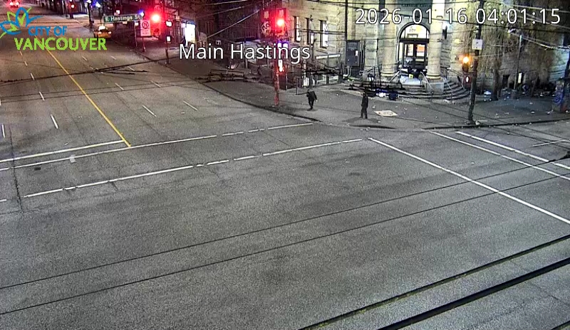 Main St & E Hastings St - South