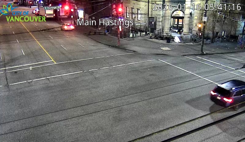 Main St & E Hastings St - South