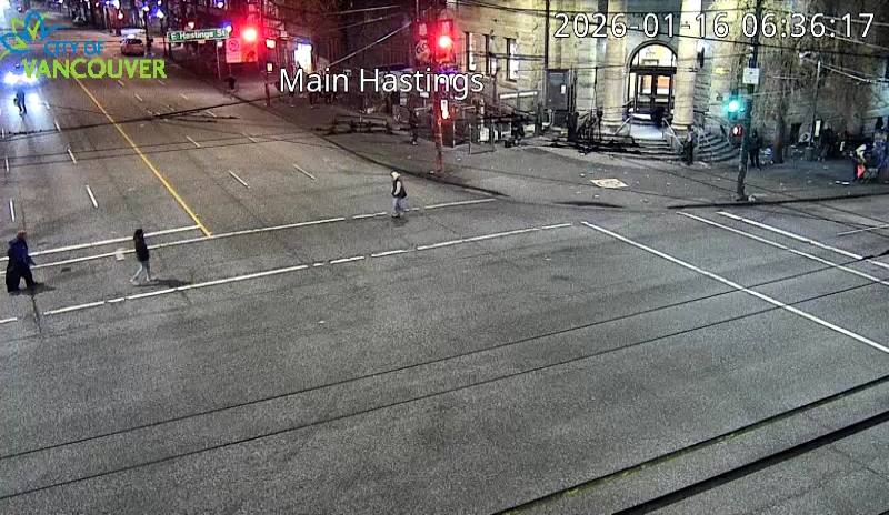 Main St & E Hastings St - South