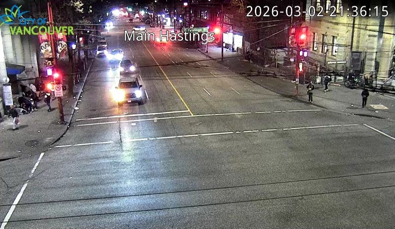 Main St & E Hastings St - South