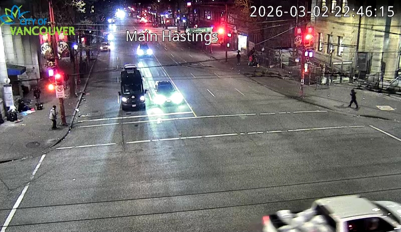 Main St & E Hastings St - South