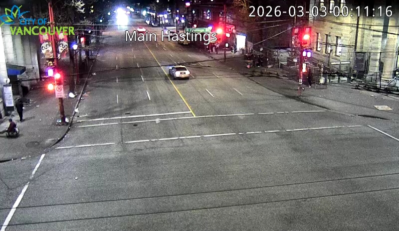 Main St & E Hastings St - South