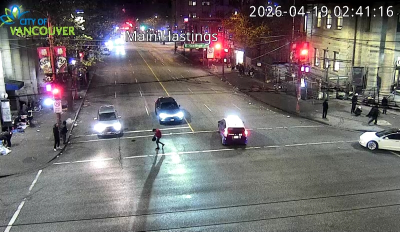 Main St & E Hastings St - South