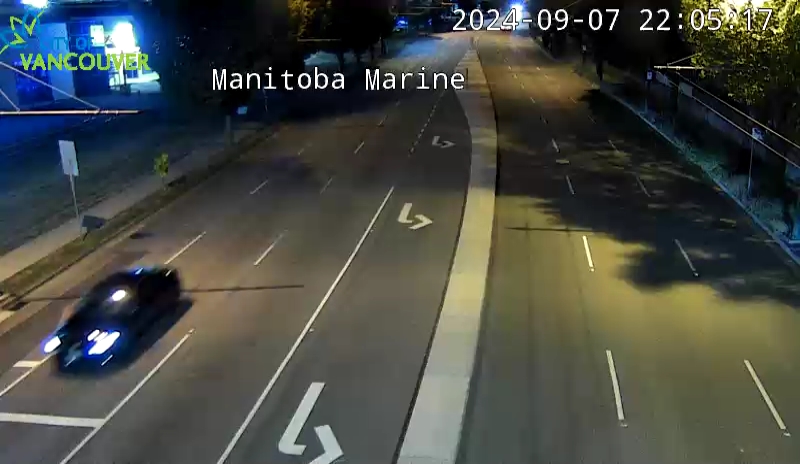 Manitoba St and Marine Dr - West