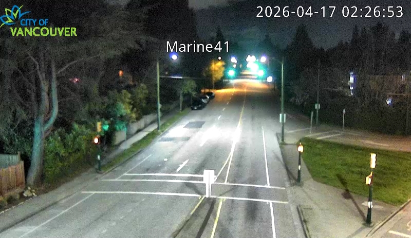 SW Marine Dr and W 41st Ave - East