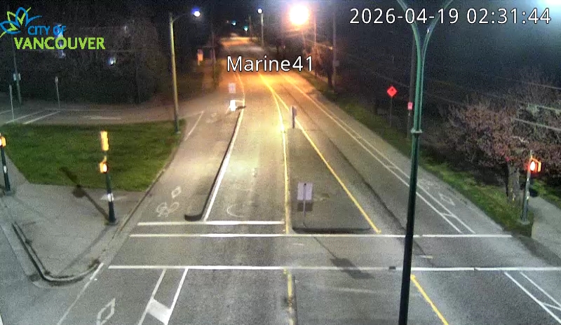 SW Marine Dr and W 41st Ave - East