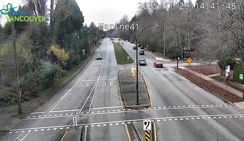 SW Marine Dr and W 41st Ave - West