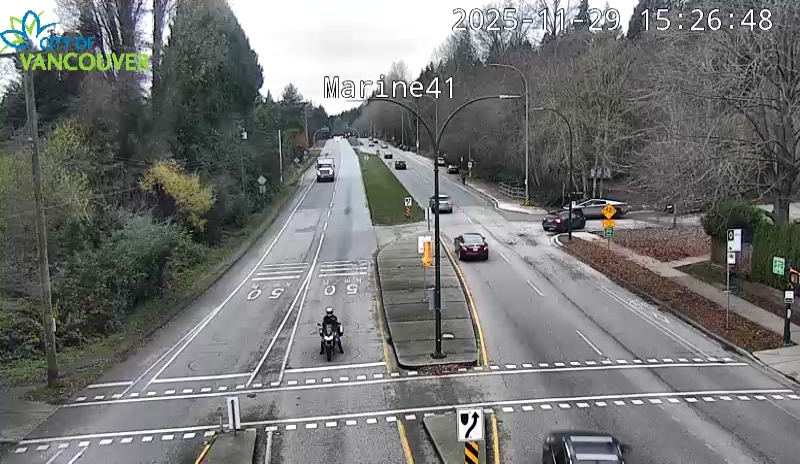 SW Marine Dr and W 41st Ave - West