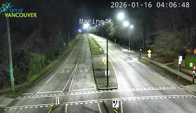 SW Marine Dr and W 41st Ave - West