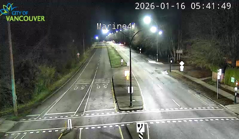 SW Marine Dr and W 41st Ave - West