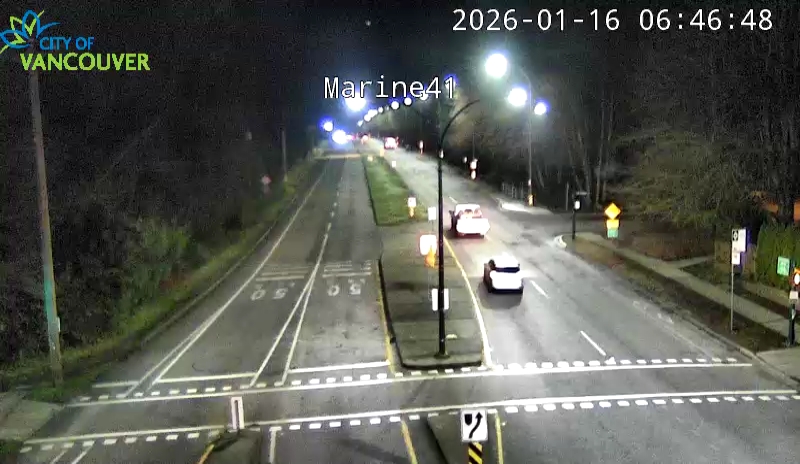 SW Marine Dr and W 41st Ave - West