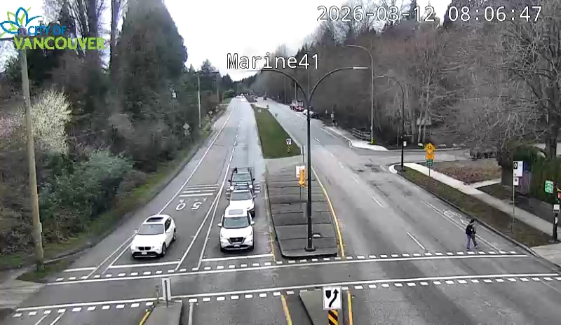 SW Marine Dr and W 41st Ave - West