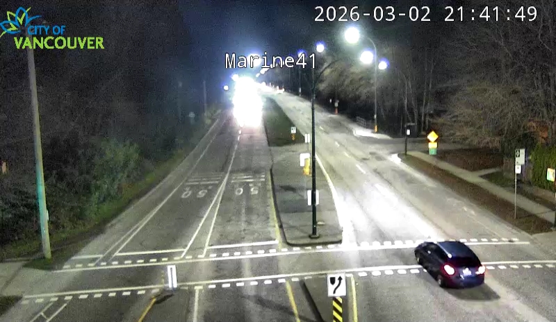 SW Marine Dr and W 41st Ave - West