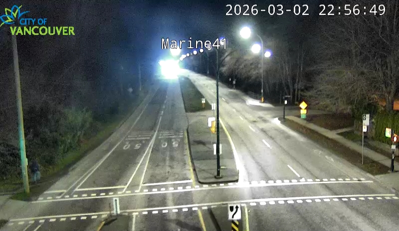 SW Marine Dr and W 41st Ave - West