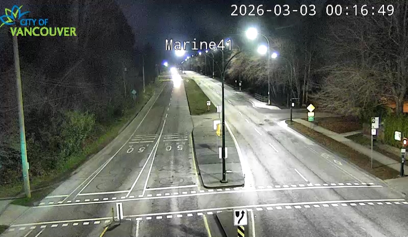 SW Marine Dr and W 41st Ave - West