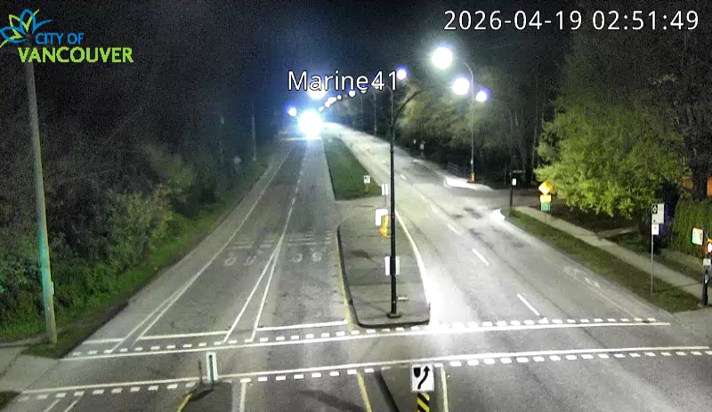 SW Marine Dr and W 41st Ave - West