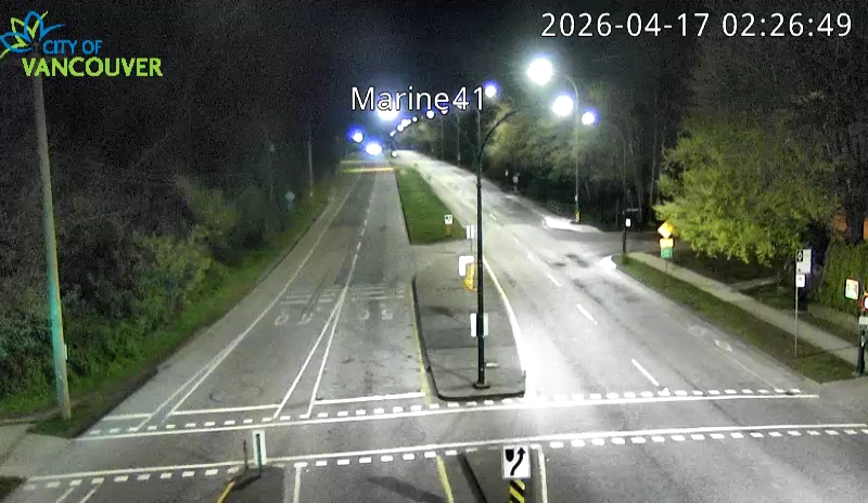 SW Marine Dr and W 41st Ave - West